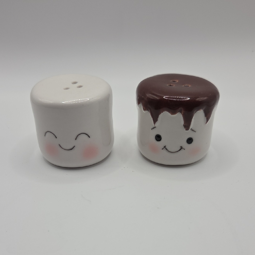 Salt And Pepper Shakers. Marshmellows